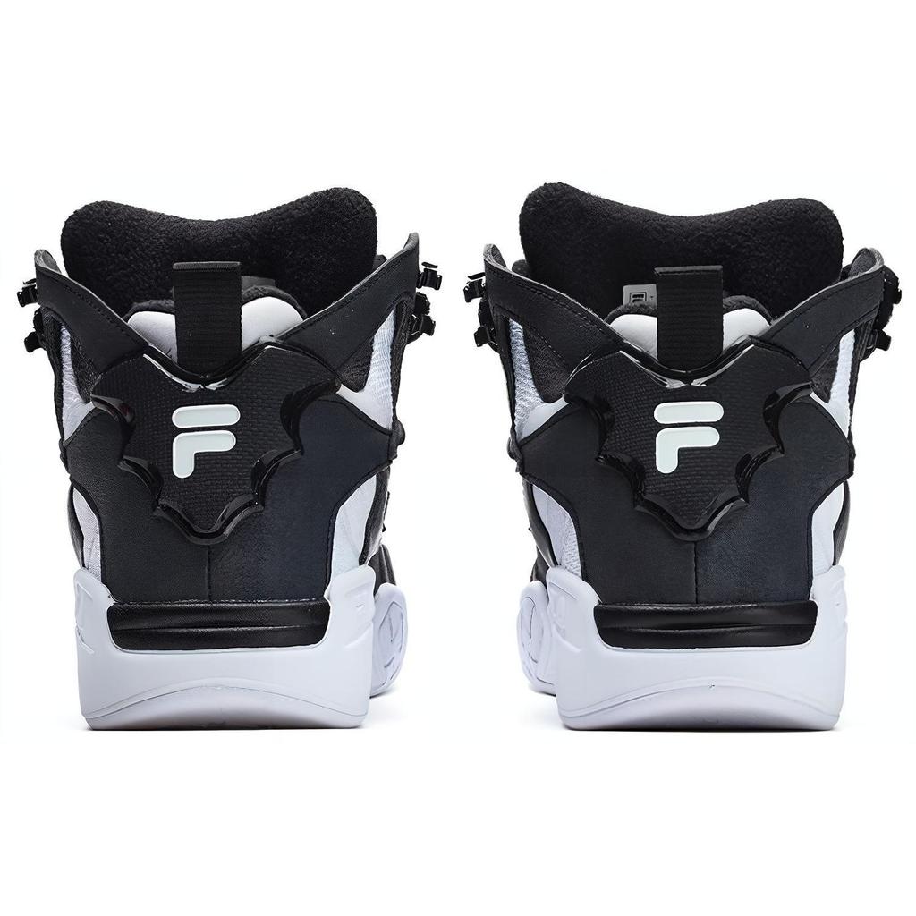 Fila Fusion Desperado Retro Basketball Shoes Women Sneakers Black White T12W243223FWB