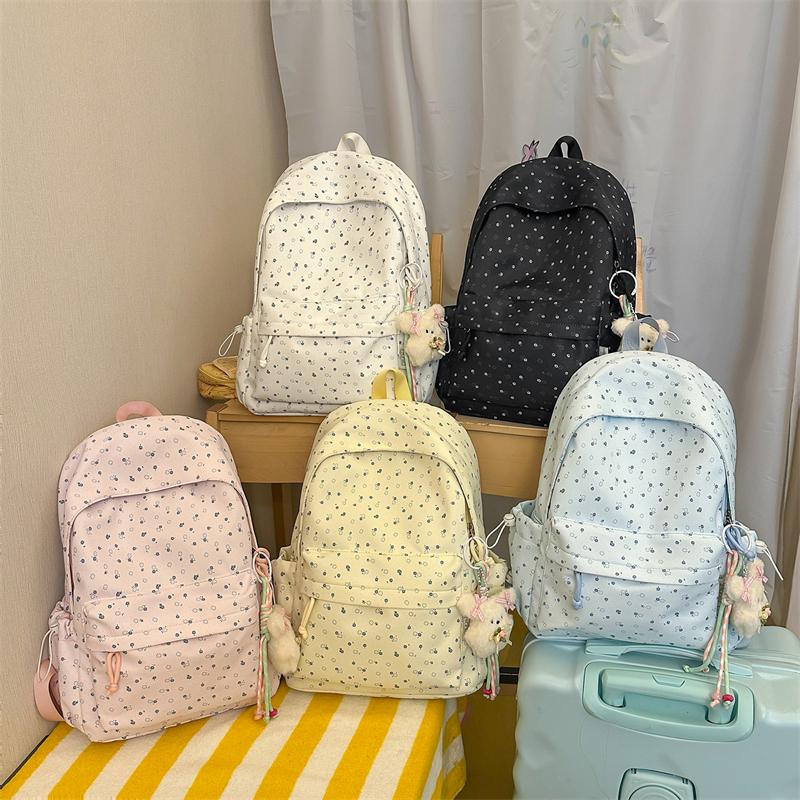 Women's Printed Backpack Student Schoolbag
