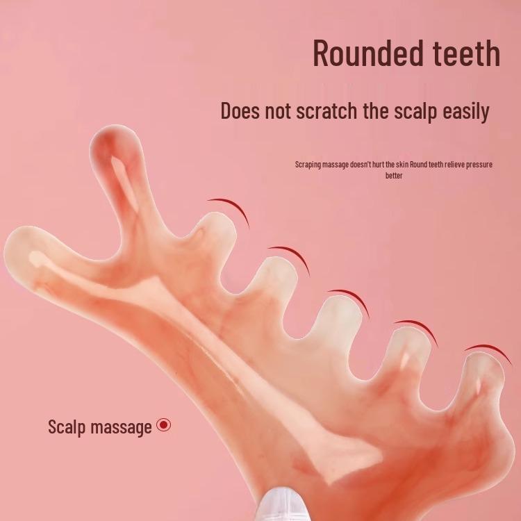 Natural Resin Double-Sided Gua Sha Facial Lifting and Firming Massager for Face, Neck, and Shoulders