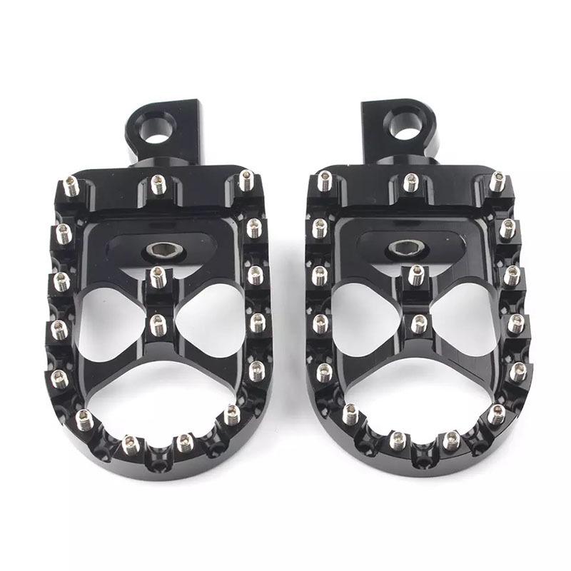Harley 883 Modified Motorcycle CNC Anti-slip Rotating Foot Pegs with Enlarged Foot Support