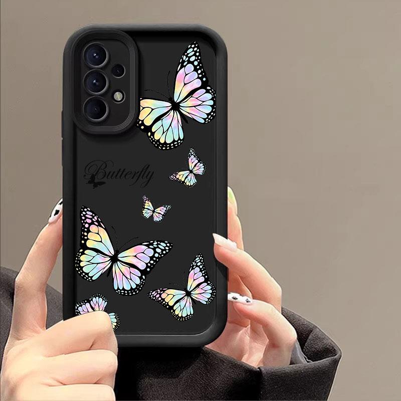 Beautiful Butterfly Case For Samsung Galaxy A55 5G Case A35 A13 A54 A53 A52 A34 A33 A32 A21S A14 A23 A24 A12 A51 A71 Phone Cover