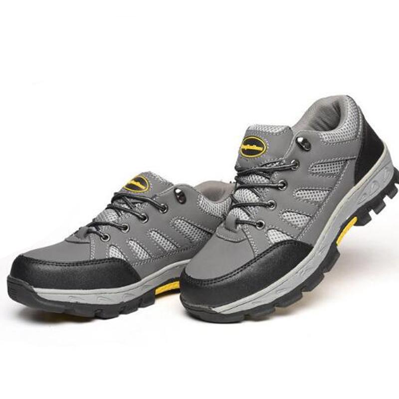 Mountaineering Labor Insurance Shoes Outdoor Wear-resistant Non-slip Work Shoes Anti-smashing Safety Boots H157