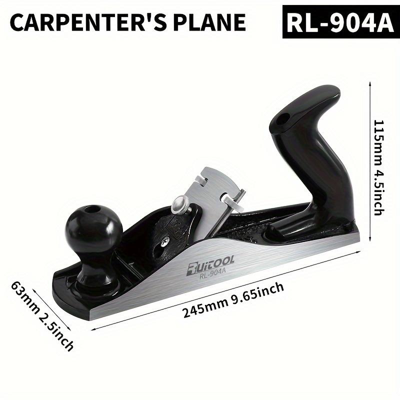 

Острый ручной рубанок для деревообработки: точная отделка, регулируемые, острые лезвия, обрезка углов поверхности и снятие фасок - металлические и деревянные конструкции 1 9.6 inch hand planer RL-904A