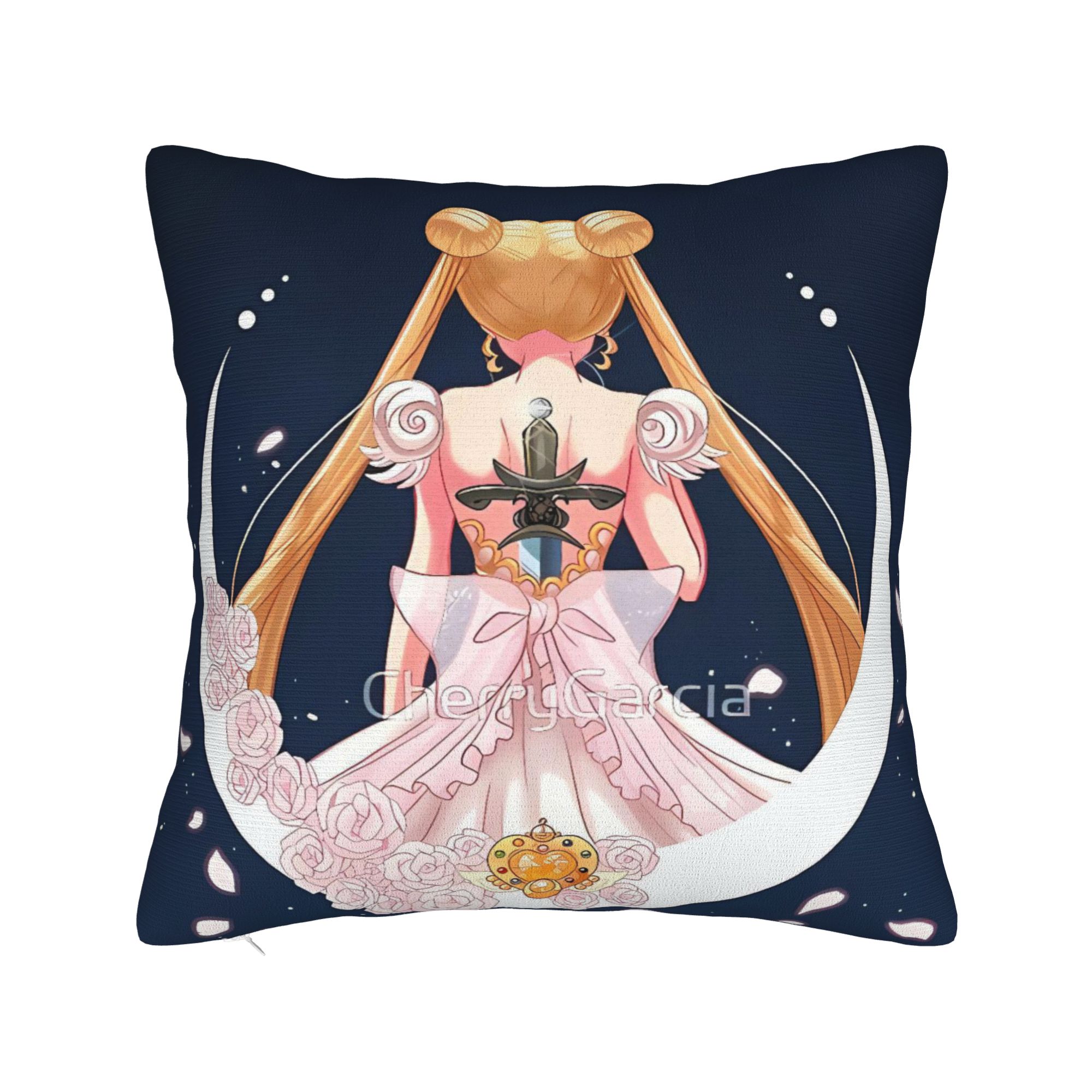 Pillow Cover Sailor Moon  Morden Pillow Case For Office Car Home Decor Pillowcases 30cmx30cm