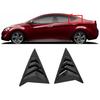 Compatible with Hyundai Elantra Avante Sedan 2011-2015 Rear ABS Carbon Fiber Side Vent Window Scoop Louver Trim Cover Auto Accessories
