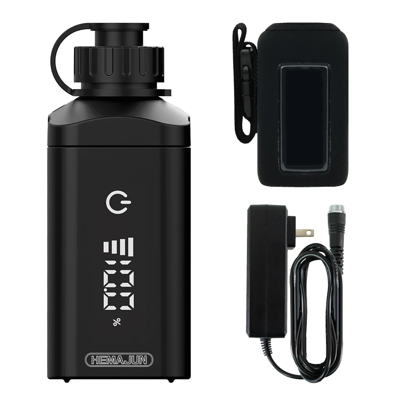 

Зарядное устройство HEMAJUN DX35 3500 мАч для электрокатушек Daiwa и Shimano с электростатическим дисплеем BMS PSE и защитным чехлом 14,8 В, Панель, Защита, чёрный