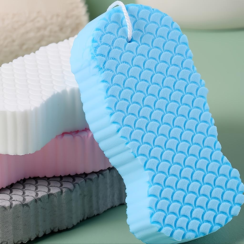 Ultra-Soft Bath Sponge/3D Shape Exfoliating/Gently Removes Dead Skin And Dirt/Massages to Cleanse And Brighten Skin