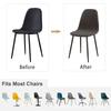 Solid Spandex Elastic Shell Chair Cover Stretch Dining Room Stretch Chair Cover Seat Covers Slipcover  Summer