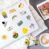 100Pcs Cute Animal Stickers Cartoon Animation Luggage Scooter Laptop Refrigerator Graffiti Stickers Decorative Aesthetic Sticker