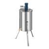 VEVOR Electric Honey Extractor, 3 Frame Honey Spinner with Transparent Lid, 140W Stainless Steel Honeycomb Drum Spinner, Height Adjustable