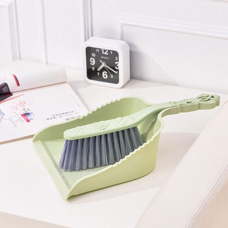 Household Cleaning Tool Small Sweeper And Dustpan Set For Tables Bed Quick Cleanup Desktop Use Cleaning Essential