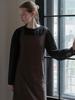 BEMUSE MANSION Sheer Volume Blouse - Black