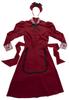Clearstone Halloween Maid Size Bordeaux Women's Western-Style Costume, M,