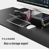Multifunctional Monitor Riser Stand with USB Extension & Desktop Storage