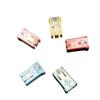 695 Series Fuse Car Fuse 15A 20A 25A 30A 40A 50A 60A Rectangle Small Type Auto Cartridge Fuse Slotted Plug Car Fuse (Color : 20A, Size : Quantity