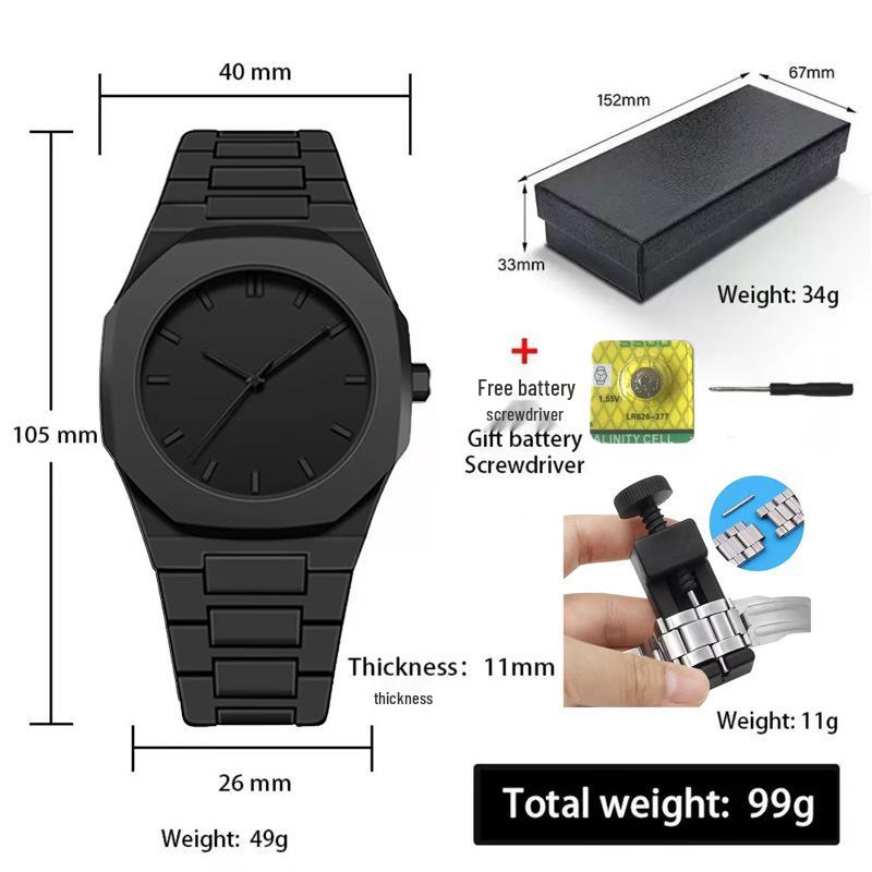 Wasserdichte Herren-Quarz-Geschäftsuhr - Fortschrittliche, hochwertige Armbanduhr