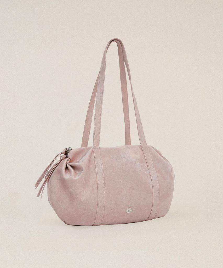 Heeari Aurora Shirred Duffle Bag_Glossy Pink