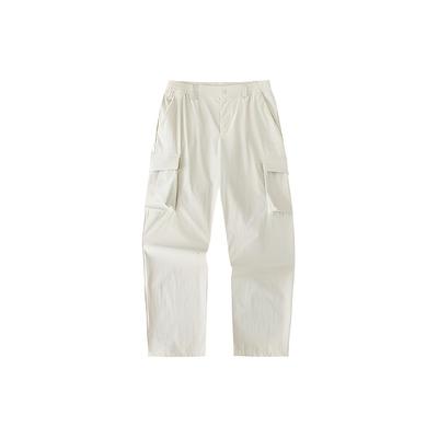 Outdoor Series Breathable Comfortable Loose Woven Sports Long Pants Women Bottoms Smoke-Grey 162426502-1