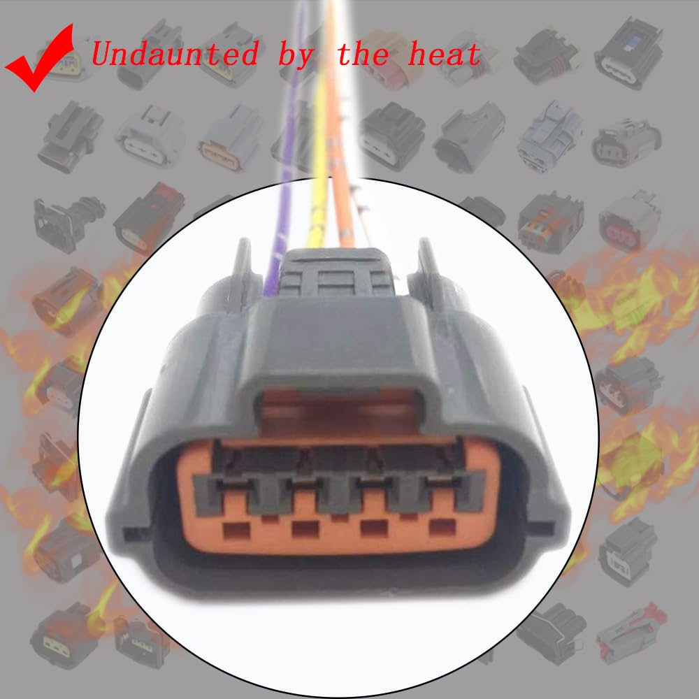 4PIN MAP Air Intake Pressure Sensor Connector Harness Plug Replacement for Cummins M11 ISC ISL ISM ISX ISB ISF 2.8 3.8 Replacement for Dodge Ram 2500