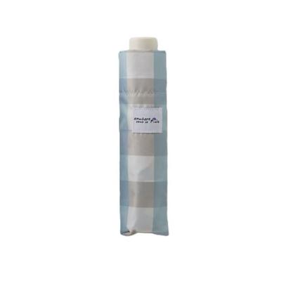 Miyajima Folded 55cm Windproof Bone Gingham Check Mint Rib 55cm 14160