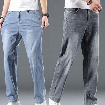 Men's Jeans Fashion Street Plus Size  Loose Denim Trousers Baggy Straight Wide Leg Pants
