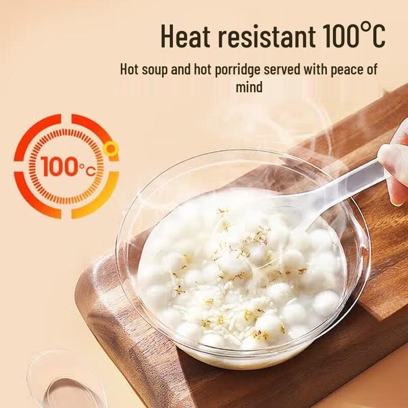 MARYYA Disposable Food-Grade Plastic Bowls