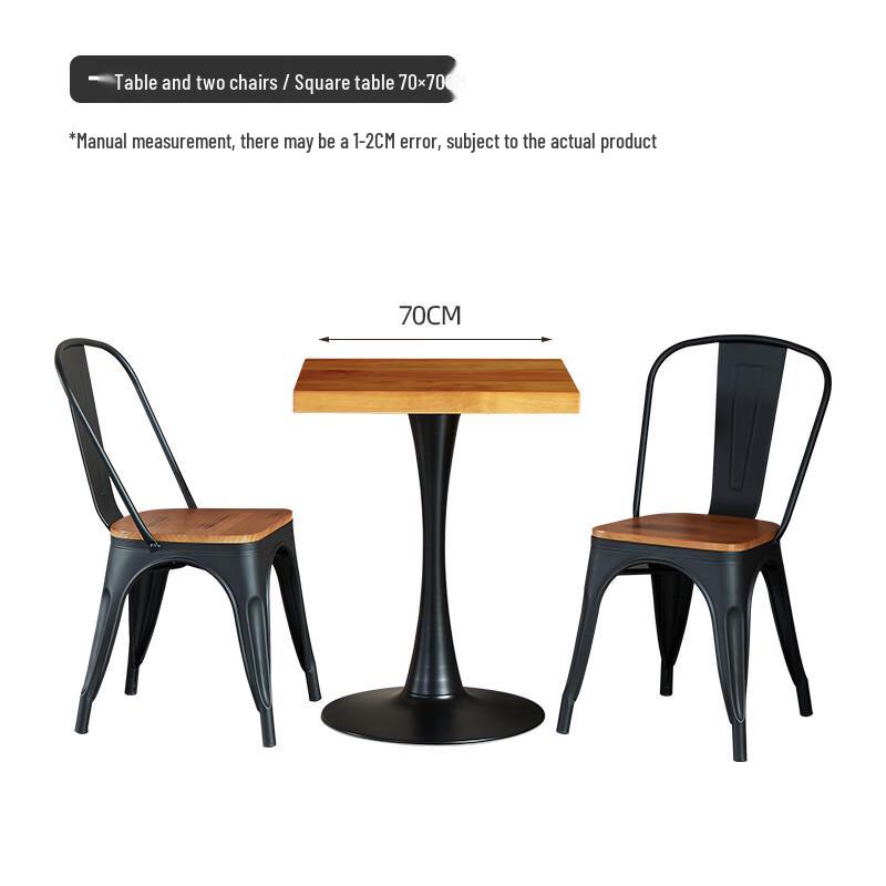 WEZHO Dining Table and 4 Chairs Set