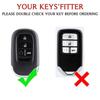 Zinc Alloy Car Key Case Cover for Honda HRV Protective Keychain Key Bag Set Keyless Personality Style Interior Accessorie