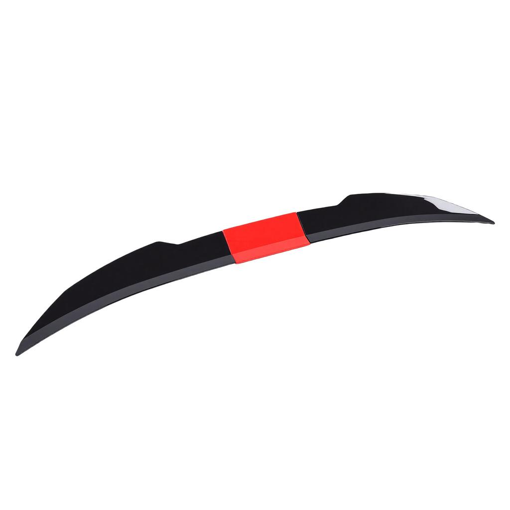Car Rear Tail Trunk Spoiler Universal 117 128cm Adjustable Strong Adhesion Trunk Lid Spoiler Wing Glossy Black Red