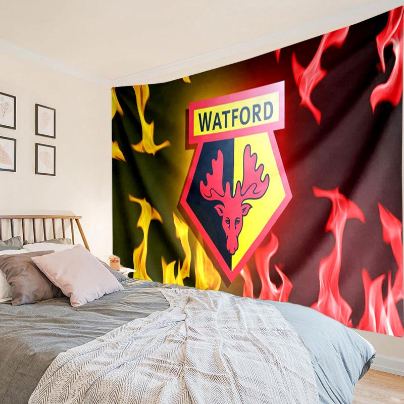 Watford Crest Design Tapestry, Unique Design Tapestry, Wall Decor for Bedroom,Livingroom, Playroom,Heartwarming Fan Holiday Gifts