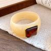 Acrylic square gradual change bracelet fashion personality bracelet design sense niche versatile jewelry women