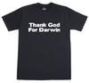 Thank God For Darwin Evolution Science Funny Unisexs Loose Fit Cotton TShirt