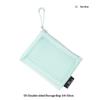 Breathable Mesh Cosmetic Storage Pouch Smooth Zipper Portable Makeup Organizer for Student Dorm Travel Use
