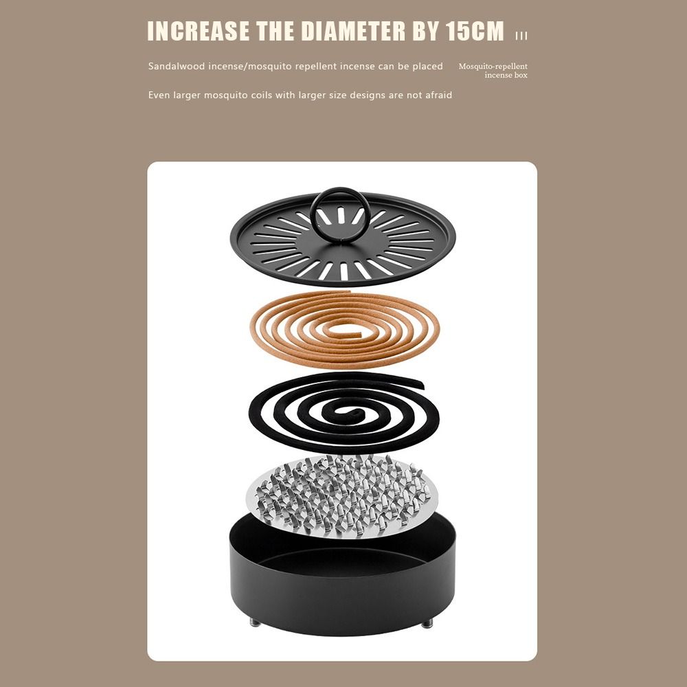 With Tray Mosquito Coil Holder Ornaments Mosquito Incense Rack  Home Indoor Bedroom Decor