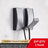 YUNJIEYA Folding Door Hooks Towel Hanger Nail Free Punch Wall Rack  Hook Coat Clothes Holder for Bathroom Kitchen Accessories