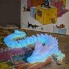 Ornamento Drago Stampato 3D 22/30/45 cm Decorazioni Drago Simulate Artificiali Ornamento Luminoso da Scrivania Regali per Feste Festival