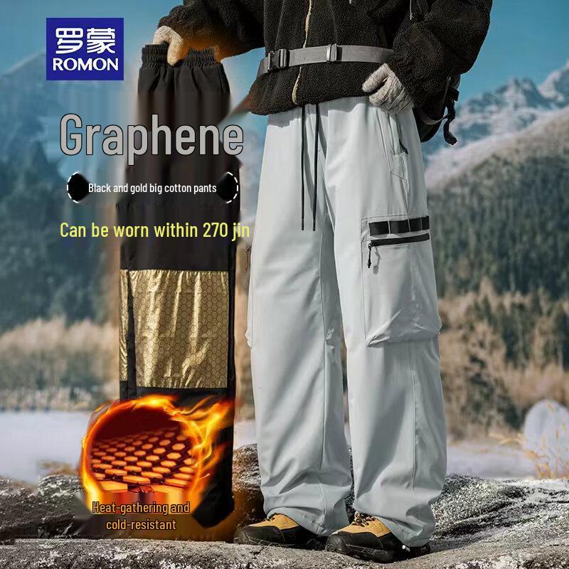 

ROMON Men s Graphene Heated Thermal Pants 4XL