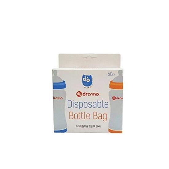 

Drama Disposable Feeding Bottle Packs (60 count) Officially Imported, External Feeding Bottle Sold Separately, Travel, Emergency, Outings, Baby