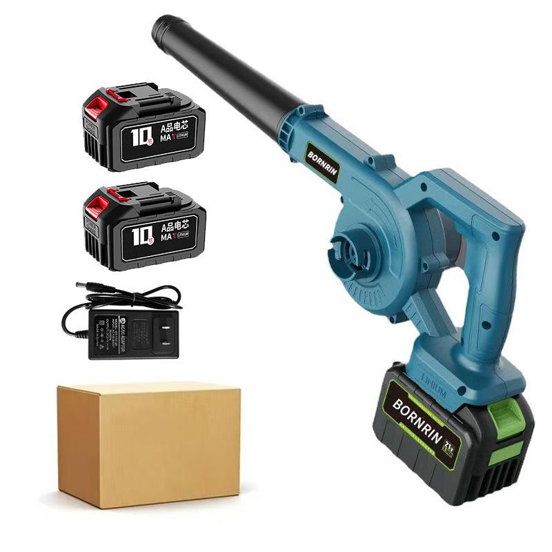 High-Power Dual-Use Electric Blower: Lithium Battery, Strong Blower & Vacuum for Dust Removal In Homes & Industry