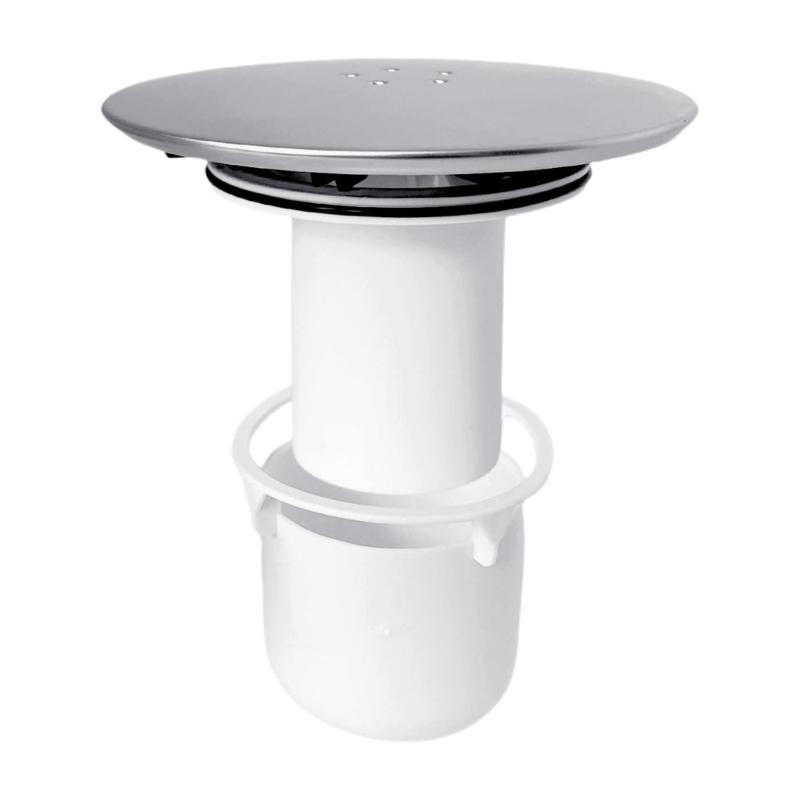 Plastic Sink Stopper Crackproofs Bathroom Drain Stopper Integrated Basket Strainers for Hair Collections Filter