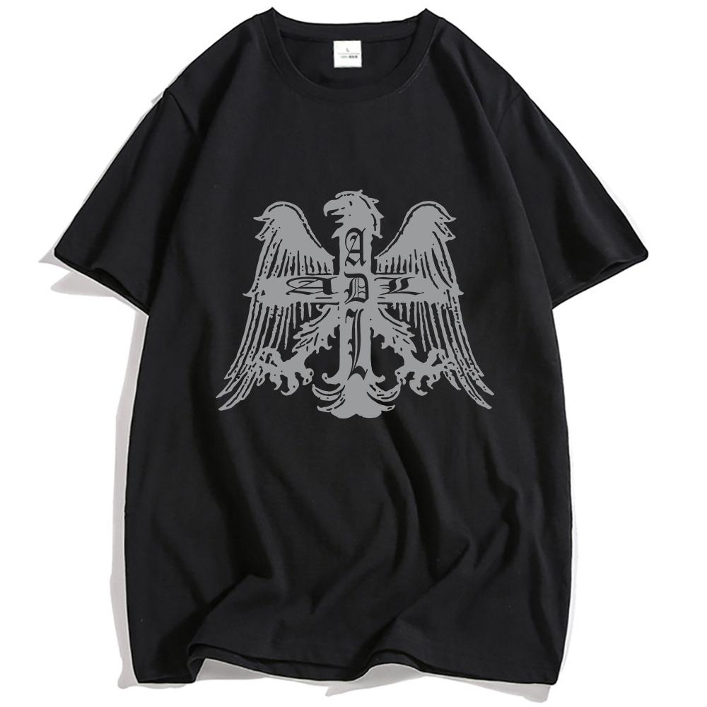 ADL EMBLEM TEE Short Sleeve 100%Cotton Comfortable Male T-shirt Summer Unisex Streetwear O-neck Fashion Soft Mens Tshirts Print Tops Anime T-shirt
