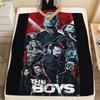 The Boys, Coperta di Flanella con Fantasia, Alta Qualità, Confortevole per Tutte le Stagioni, Decorazione per la Casa, Calore e Comfort, Perfetta per Regali.