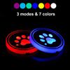 Zhonghua LED Coaster, 2 Pack Car Cup Lamp Holder, Beauty LED Coaster Lamp Holder
