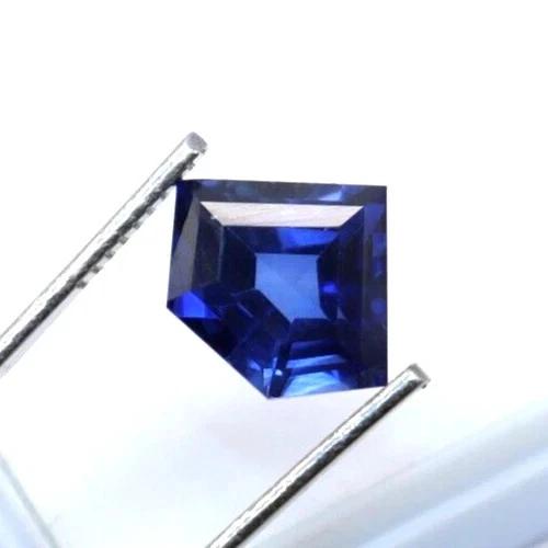 20 Ct Natural Ceylon Blue Sapphire Fancy Cut Certified Loose Faceted Gemstone