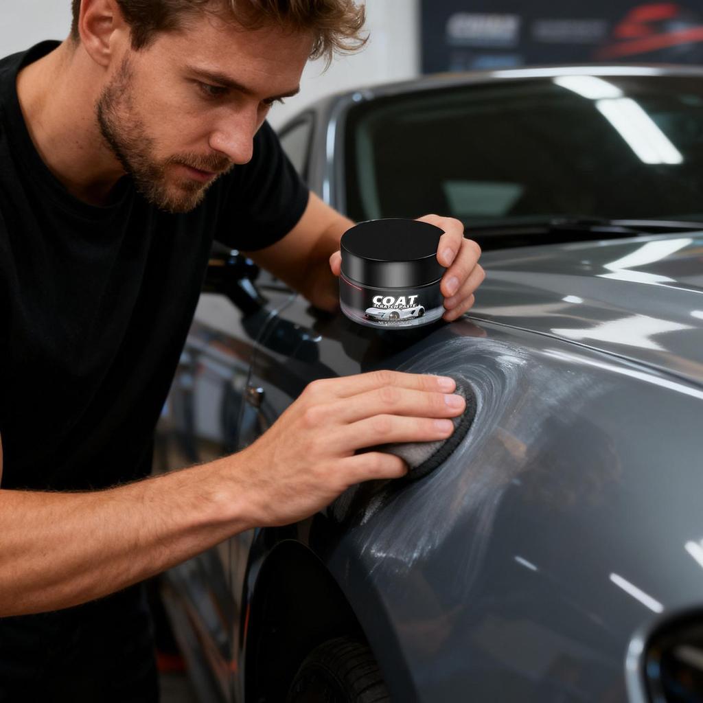 Car Scratch Repair Cream Gentle Safe Compact Automotive Detailing Polish Cream Car Paint Scratch Polishing Waxing Kits for