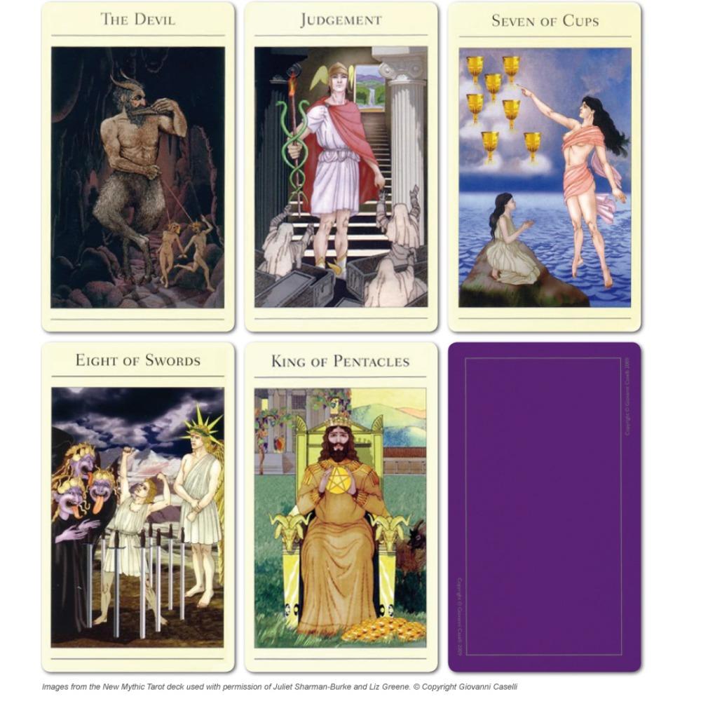 10.3*6cm The New Mythic Tarot Deck 78 Pcs Classic Tarot Cards Rider Waite System for Beginners