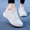 Vier Jahreszeiten wasserdichte leichte Laufschuhe Damen Leder Jogging Casual Sneakers Damenmode rutschfeste Fitnessschuhe