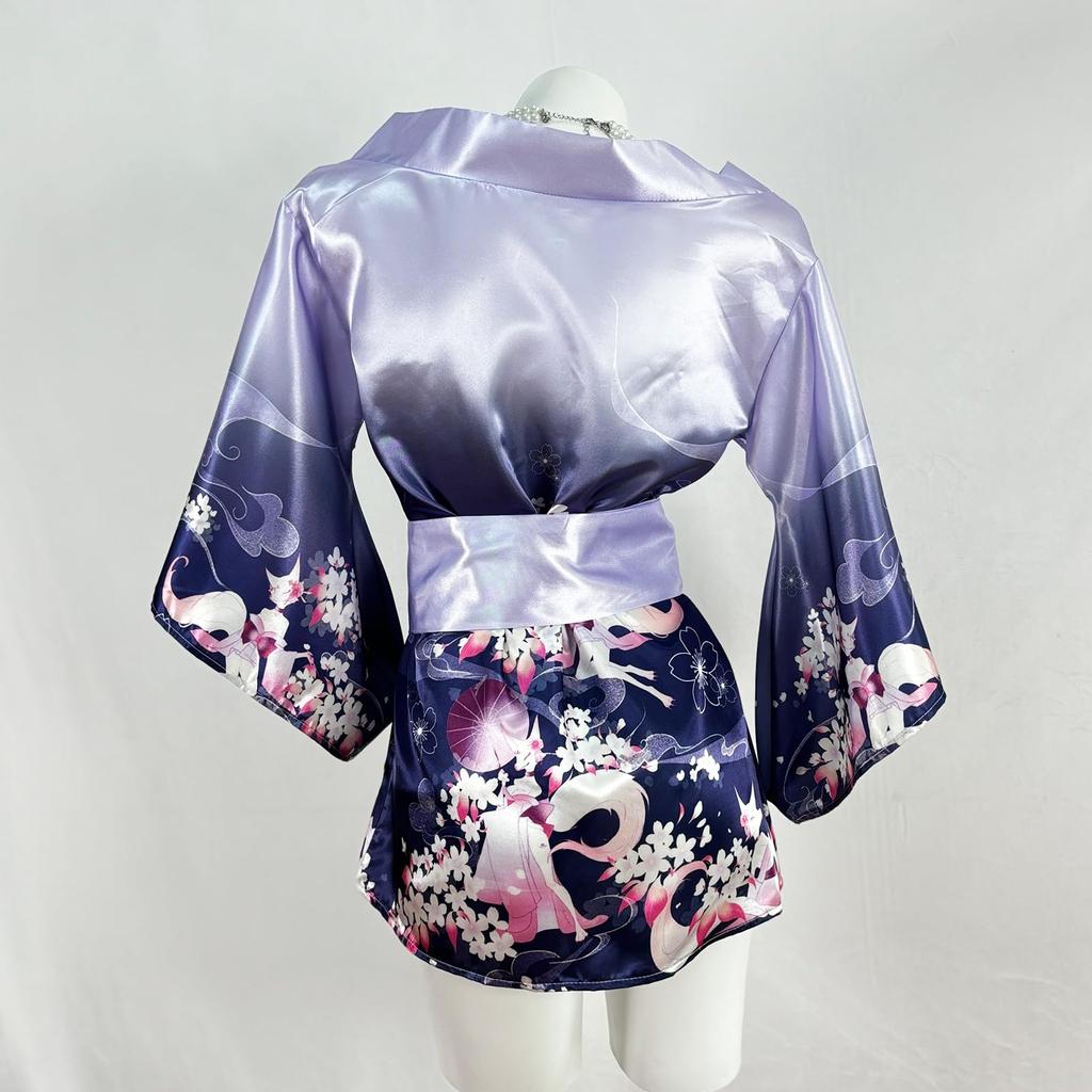 Sexy Cosplay Yukata Japanese Clothes Kimono Erotic Erotic Underwear Cute Training Temptation Extreme Small Breasts Adult Cosplay Courtesan Lingerie