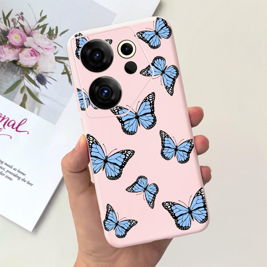 Phone Cover For Tecno Camon 20 Pro 4G 5G Case Soft Silicone Love Heart Jelly Capa For Tecno Camon 20 Premier 20Pro Camon20 Funda