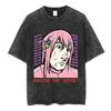 2026 Estate Saldo Estivo Vintage Lavato Anime Bocchi The Rock Gotoh Hitori Kessoku Band Maglietta Uomo Donna Maglietta Oversize Vintage